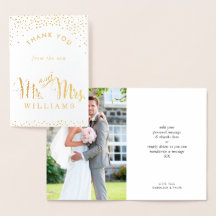 BRÖLLOP TACK par mr & Mrs Modern script