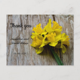 Bröllop Tack vykort