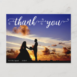 Bröllop Tack Vykort