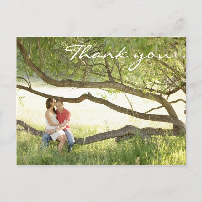 Bröllop Tack vykort (Framsida)