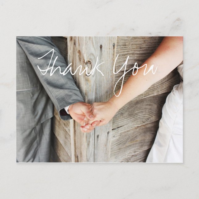 Bröllop Tack-vykort Vykort (Framsida)