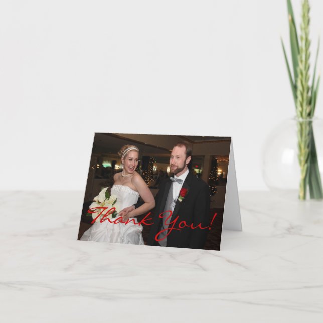 Bröllop Tackkort (Framsida)