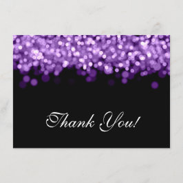 Bröllop Tackkort Lila Ljus Tack Kort