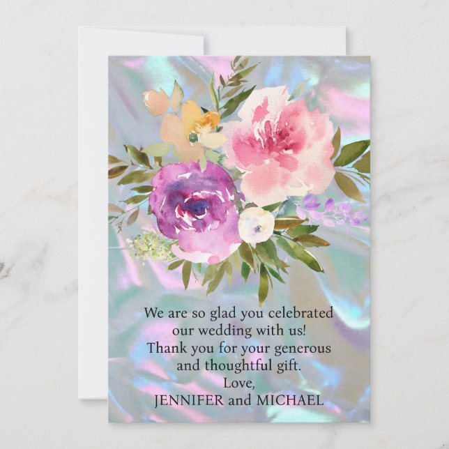 Bröllop Tackkort Tack Kort (Framsida)