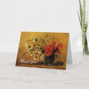 Bröllop tackkort Vincent van Gogh Carnation