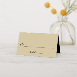 Bröllop Tält-monteringsrätter (plecard Shades) för Placeringskort