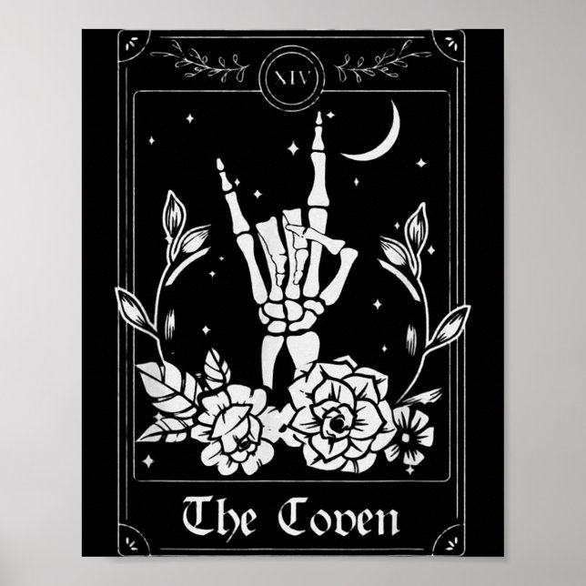 Bröllop Tarotkort The Coven Halloween Poster (Framsidan)