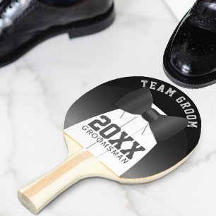 Bröllop Team Groom Groomsman Ping Pong Paddle Pingisracket