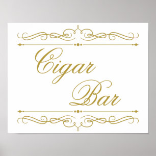 Bröllop-tecken   Elegant Guld Swirl Calligraphy Poster