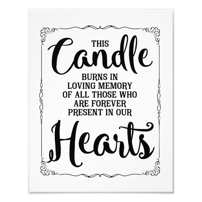 bröllop-tecken, kärleksfullt minne bröllop, papper fototryck (Framsidan)