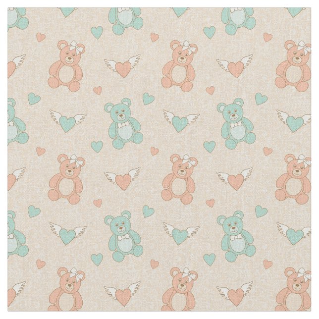 Bröllop teddies tyg (Närbild)
