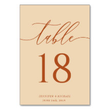 Bröllop terracotta-platsplan