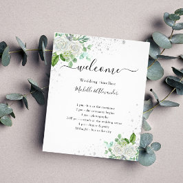 Bröllop-tidslinjeprogrammet blommigt eucalyptus
