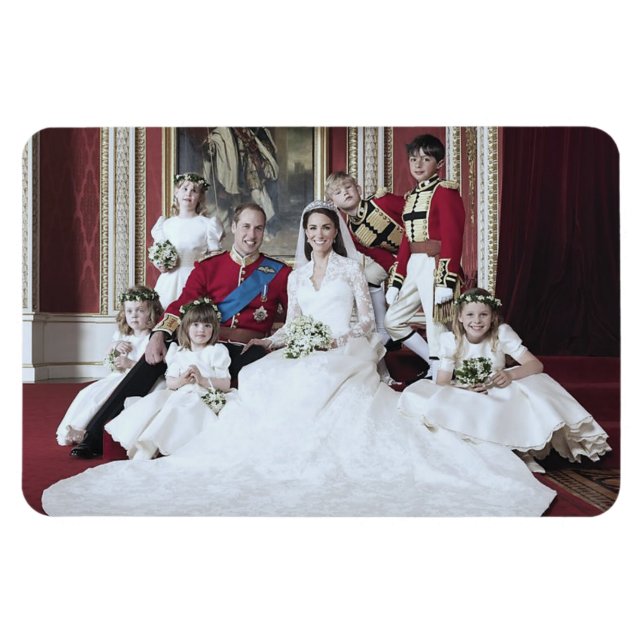 Bröllop till prins William och Catherine Middleton Magnet (Horisontell)