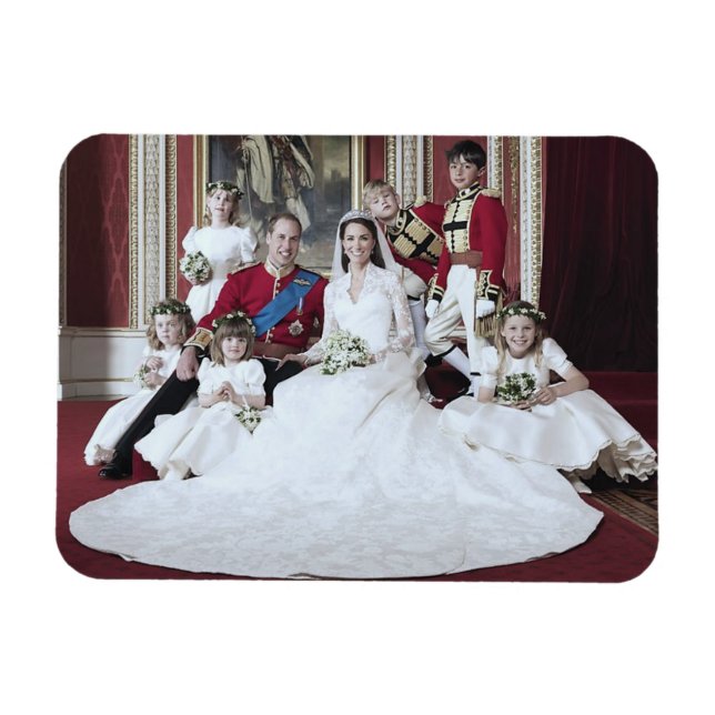 Bröllop till prins William och Catherine Middleton Magnet (Horisontell)
