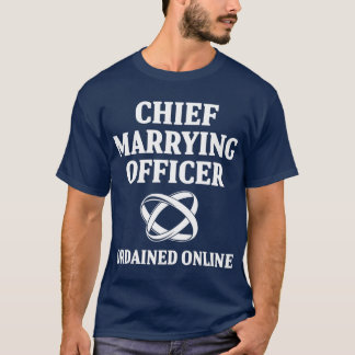 Bröllop tjänstemannen Internet Ordached Gift T Shirt
