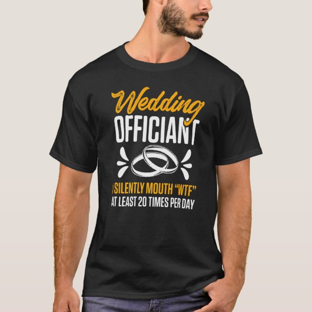 Bröllop tjänstemannen Mouth Internet Ordached Mini T Shirt (Framsida)