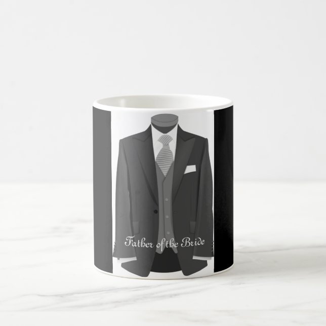 Bröllop Tuxedo Far i Bride Mugg-gift Kaffemugg (Center)