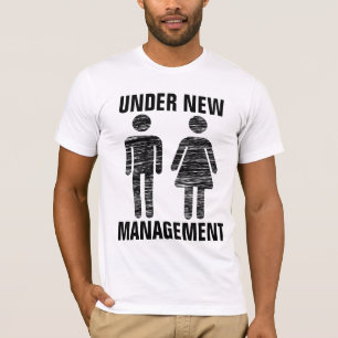 BRÖLLOP "UNDER NEW MANAGEMENT" T-SHIRTS