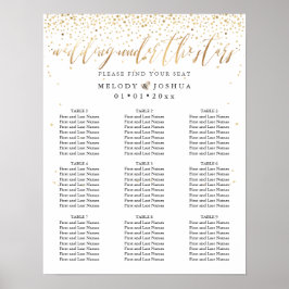 BRÖLLOP UNDER STARS SEATCHART|DIY FÄRG POSTER