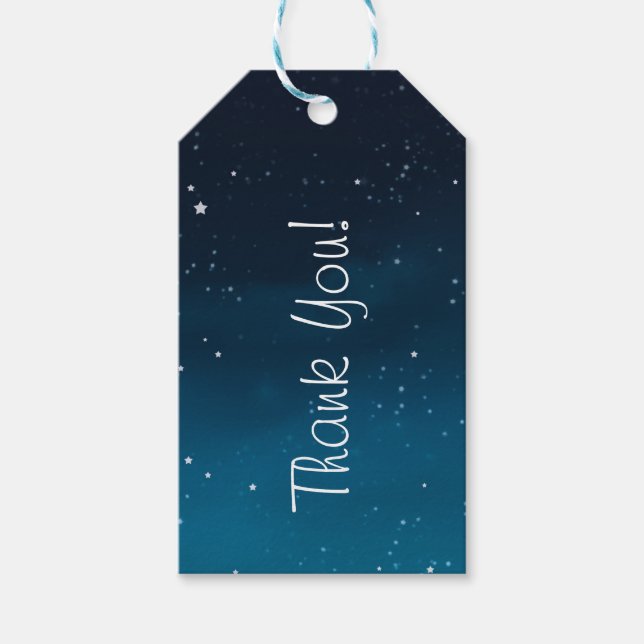 Bröllop under stjärnornas Tack-märkre Presentetikett (Framsidan)