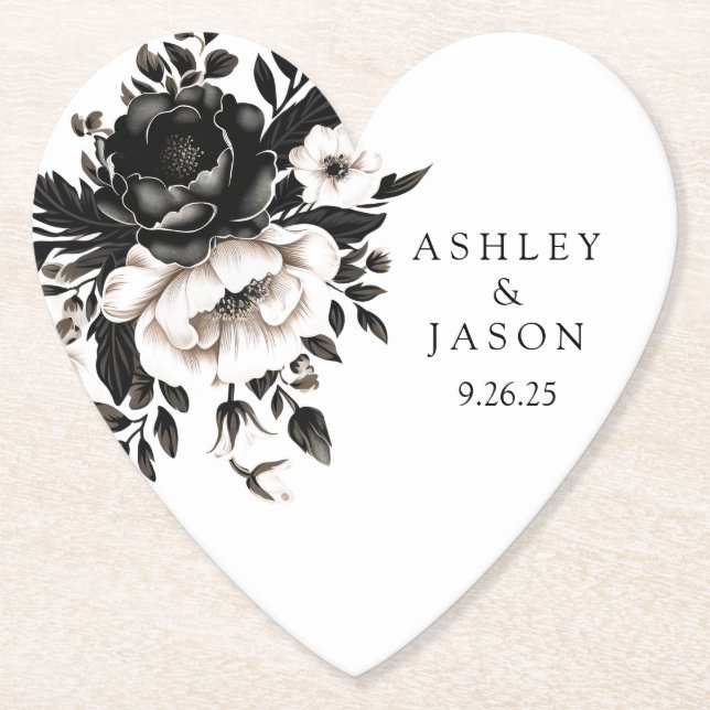 Bröllop Underlägg Papper (Framsida)