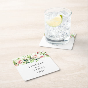 Bröllop  underlägg papper kvadrat