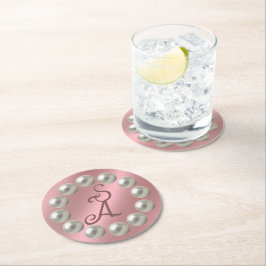 Bröllop Underlägg Papper Rund