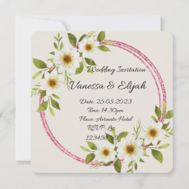 Bröllop-uppsättning: inbjudan