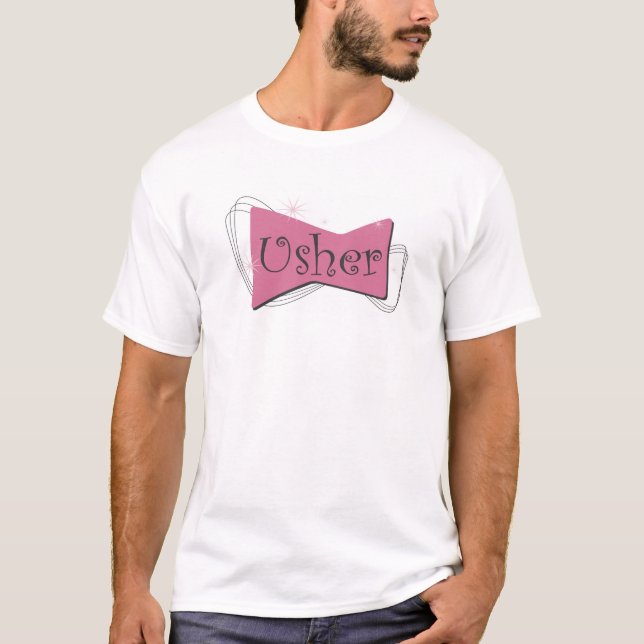 Bröllop Usher T-shirt (Framsida)