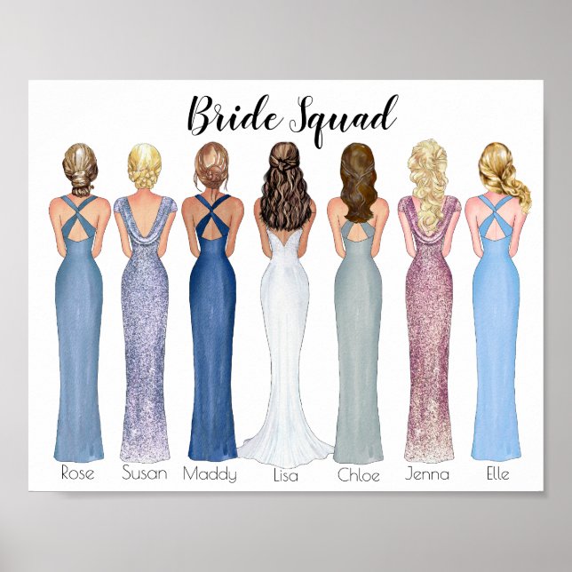 Bröllop-utskrift, Bröllop-gåva, Bröllop-poster Poster (Framsidan)