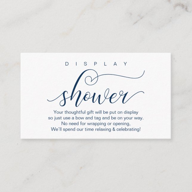 Bröllop Utställning Shower, Modern Romantik Tilläggskort (Framsida)