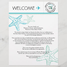 Bröllop Välkommen Brev till Florida