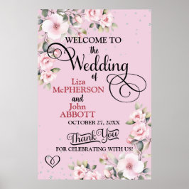 Bröllop Välkommen Poster