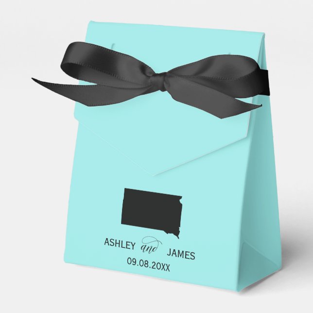 Bröllop Välkommen till favoritboxen South Dakota,  Presentaskar (Framsidan Sidan)