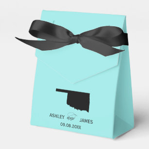 Bröllop Välkommen till Oklahoma Favor Box, delstat Presentaskar