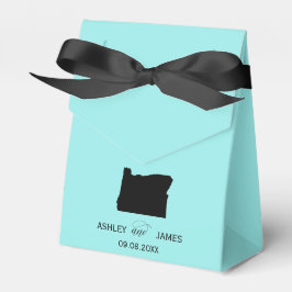 Bröllop Välkommen till Oregon Favor Box, delstaten Presentaskar