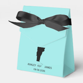 Bröllop Välkommen till Vermont Favor Box, Karta Presentaskar