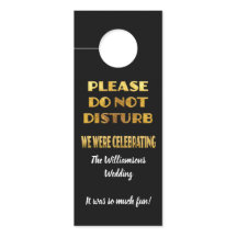 Bröllop Välkomsthälsa, inte söndra Guld Black Whit