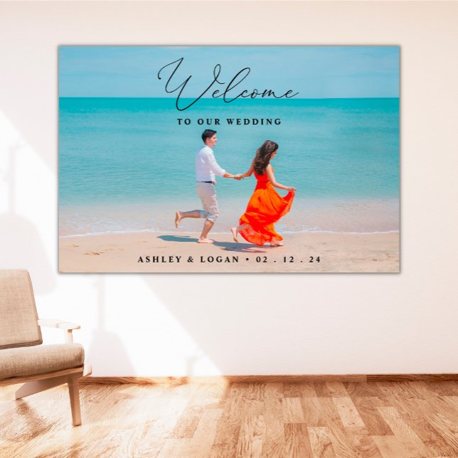 Bröllop välkomstskylt med foto, Bröllop-foto Poster (Skapare uppladdad)