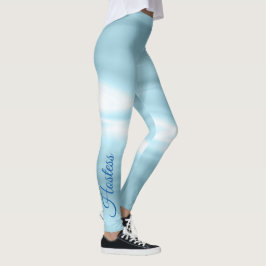 Bröllop Värdinna Bevackra Blue Leggings