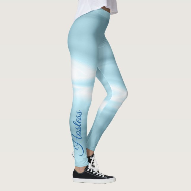 Bröllop Värdinna Bevackra Blue Leggings (Höger)