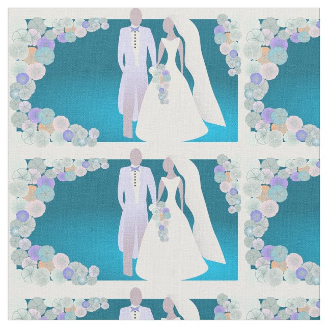 Bröllop väv! tyg (Närbild)