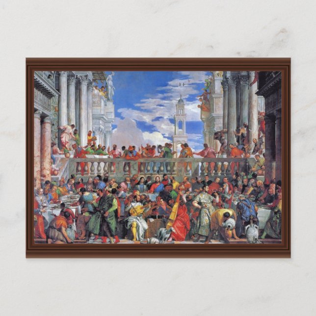 Bröllop vid Cana, Bröllop vid Cana, Vykort (Framsida)