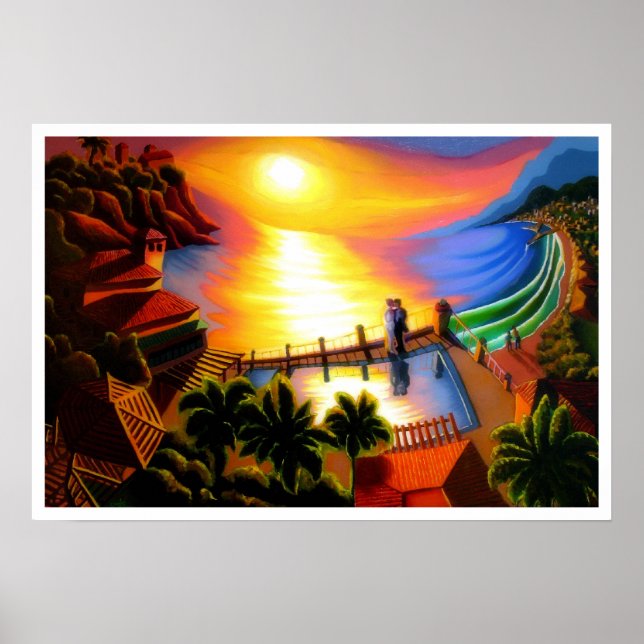 Bröllop vid Malaga Cove Poster (Framsidan)