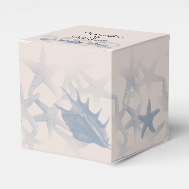 Bröllop vid skatten vid havet presentaskar (Framsidan Sidan)