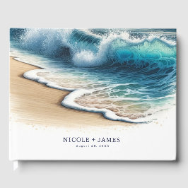 Bröllop vid Vinkara kuststranden i Oceanen Gästböcker