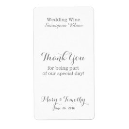 Bröllop Vin Tack Fraktsedel