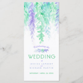 Bröllop-vinstockar som omfattas av vattenfärgsprog program