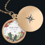 Bröllop Vintage Birds & Bloom Anniury Necklace Guldpläterat Halsband<br><div class="desc">Keepsaké Necklaces Välj antingen Silver Plattat eller Sterling silver</div>